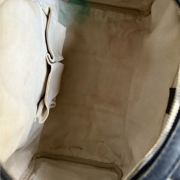 Gucci Blue and Red Striped Boston Bag - Picture 14 of 17